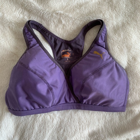 Purple Puma Sports Bra - Picture 1 of 3